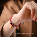 Shangjie OEM Рождественские подарочные модные браслеты для женщин Симпатичный сотканный браслет с регулируемым браслетом для дружбы Bow &amp; Bell Smart Bracelet